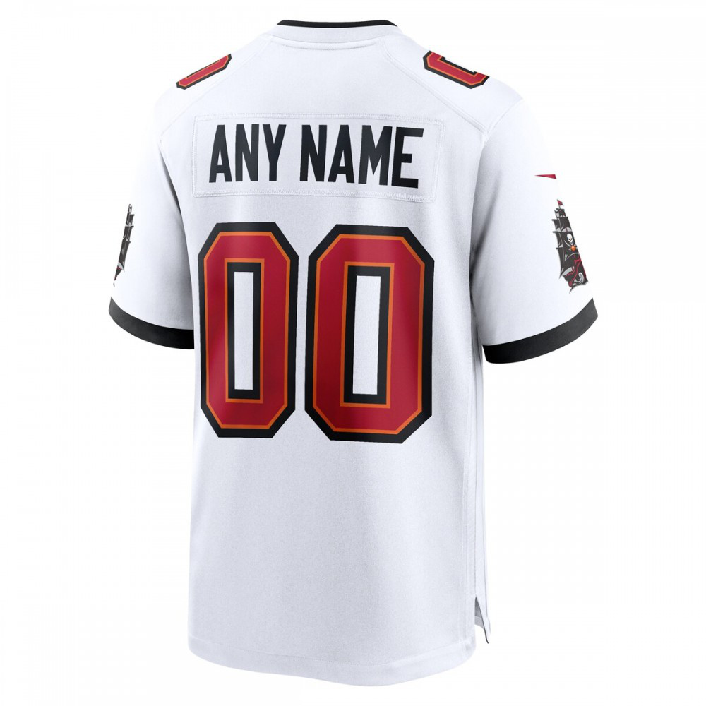 Nike Tampa Bay Buccaneers Custom Game Jersey - White-GridironStore